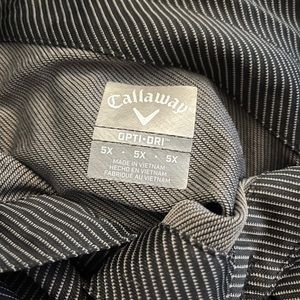 Men’s Callaway 5X golf shirt. Never worn.